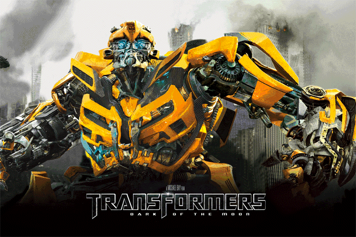 Transformers 3D Lenticular Lens Postcard